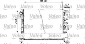 Valeo 730572 - RADIADOR REFRIGERACION PEUGEOT 405 II 1.3