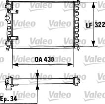 Valeo 730946 - RADIADOR REFRIGERACION SEAT IBIZA 1.5