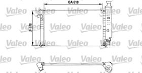 Valeo 810919 - RADIADOR REFRIGERACION PEUGEOT 405 GR/GRI/GRD