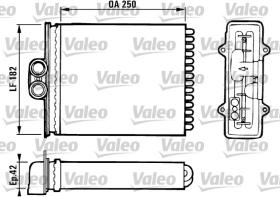 Valeo 812118 - RADIADOR CALEFACCION OPEL VECTRA II