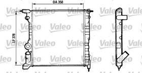 Valeo 816656 - RADIADOR REFRIGERACION ALM.TURENAULT CLIO 1.2 RL/RN/RT