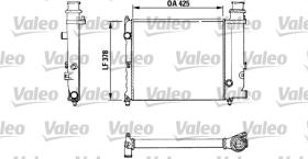 Valeo 883774 - RADIADOR REFRIGERACION CITROEN BX 1.6